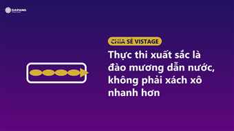 Thực thi xuất sắc là đào mương dẫn nước
